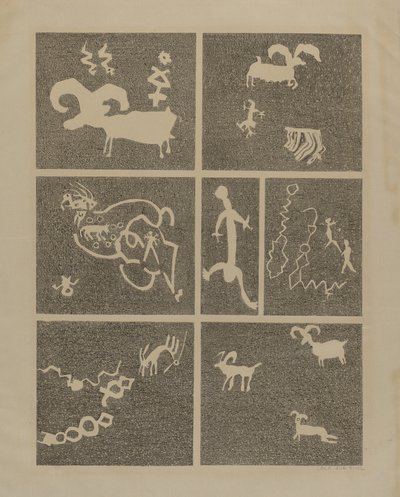 岩石壁画 作者 拉拉夏娃里沃尔