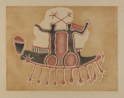 岩画--人像 作者 拉拉夏娃里沃尔