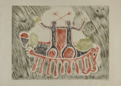 岩画--人像 作者 拉拉夏娃里沃尔