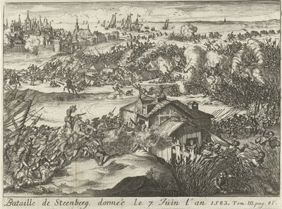斯滕贝格战役，1583 年 6 月 7 日（文物上有标题）。1583 年 6 月 7 日 作者 兰伯瑞克因