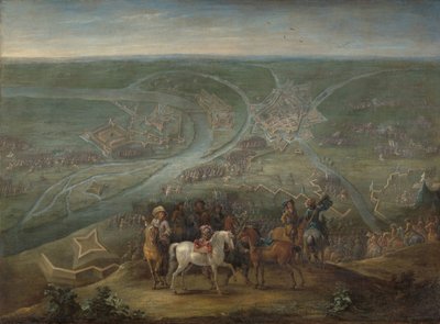 1672 年莱茵堡之围的法军指挥官 作者 兰伯特·德·洪特 (II)