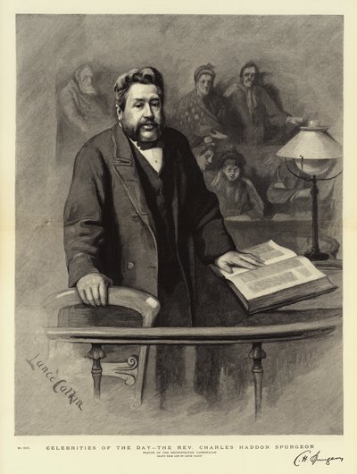 当天的名人，牧师Charles Haddon Spurgeon 作者 兰斯·卡尔金