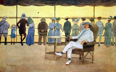 太阳崇拜者》，1908年。   作者 兰斯·萨克雷