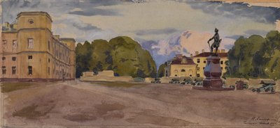 加特契纳宫，1924年 作者 兰斯雷