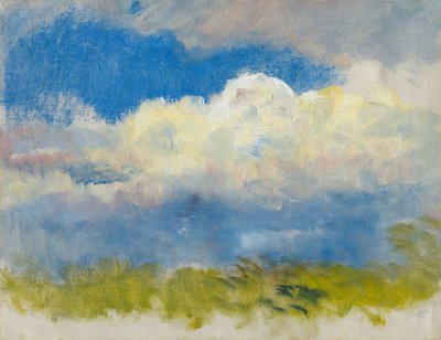 春天的天空，约1890年 作者 拉斯洛（Laszlo Mednyanszky）