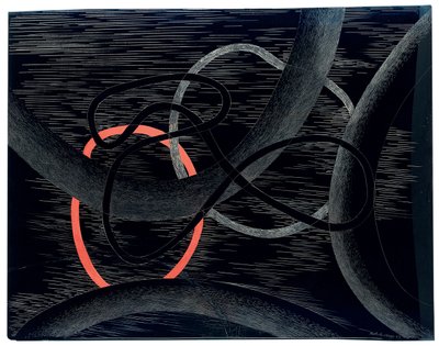 构图，1939年 作者 拉斯洛·莫霍利·纳吉（Laszlo Moholy Nagy）