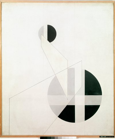 Laszlo Moholy-Nagy的A XX绘画作品 作者 拉斯洛·莫霍利·纳吉（Laszlo Moholy Nagy）