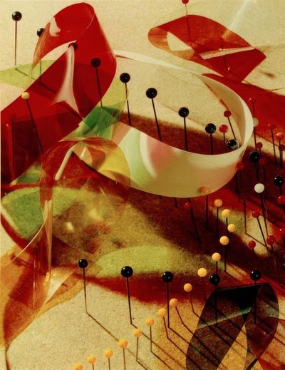 用别针和丝带学习 作者 拉斯洛·莫霍利·纳吉（Laszlo Moholy Nagy）