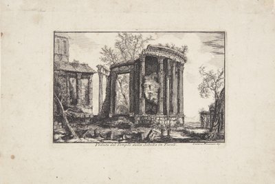 蒂沃利花园的西比拉神庙 作者 劳拉·皮拉内西（Laura Piranesi）
