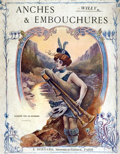 书籍封面 "Anches et embouchures"，作者 Willy 作者 劳伦斯·路易丝·勒里弗伦德