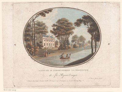 多塞特郡兰斯顿景观
多塞特郡的兰斯顿 La Seigneurie de Jh Ryves Ecuyer。(文物上的标题）
英国花园（文物上的系列名称）
英国花园（系列标题） 作者 威廉·沃茨