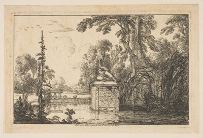 池塘》，1640年。 作者 劳伦·德拉·海尔