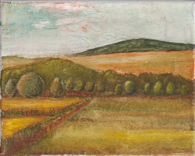 山谷中，2025 年（布面油画） 作者 