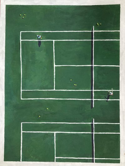 爱，2025（丙烯酸画布） 作者 