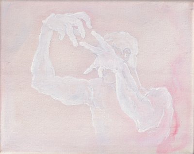 雕塑，2025 年（丙烯酸画布） 作者 