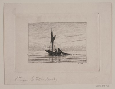 一艘渔船 作者 Laurits Regner Tuxen