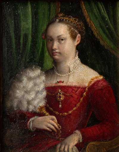 自画像，约1577-1585年。 作者 Lavinia Fontana
