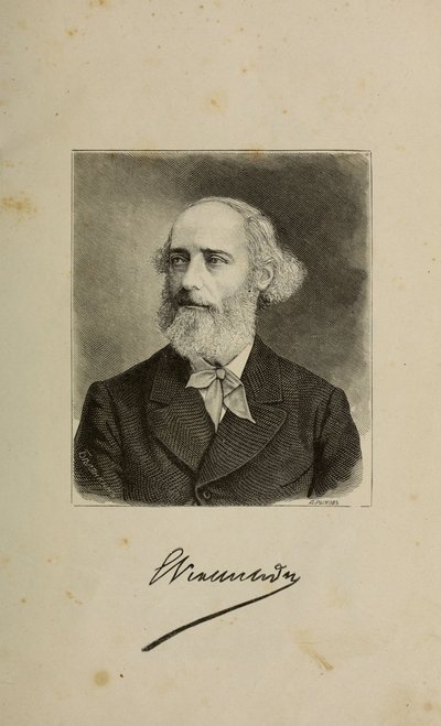 欧仁·维奥莱特·勒·杜克（EugèneViollet-le-Duc）肖像1814-1879，1879年。 作者 Lavr Lavrovich Belyankin