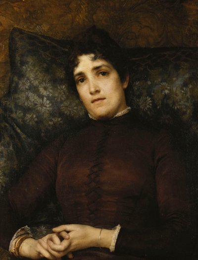 弗兰克·D·米勒夫人的肖像，1886年 作者 劳伦斯·阿尔玛·塔德玛