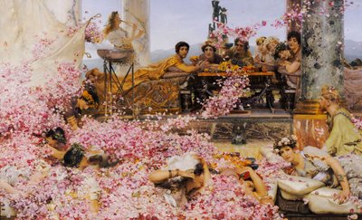 Heliogabalus的玫瑰 作者 Lawrence Alma Tadema