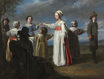 儿童舞蹈c。 1650。 作者 Le Nain