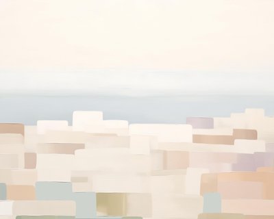 海洋积木，约 2023 年（混合媒介） 作者 利亚·斯特拉茨玛