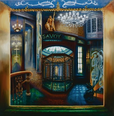 萨沃伊酒店，2010萨沃伊内饰，卡斯帕猫 作者 李·坎贝尔