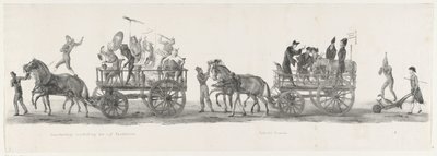 五大学院和公共宣传，1835 年
五大学院的象征性表现/公共宣传（标题在实物上）
由莱顿大学学生殿下于 2 月 9 日举行的游行的单独代表：1 作者 伦德特·斯普林格 (I)