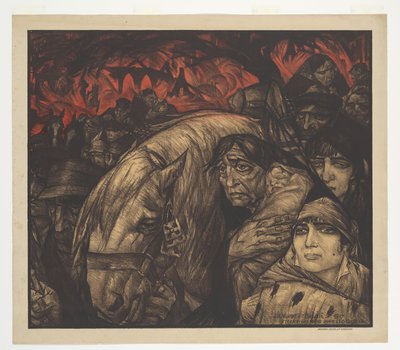 从比利时起飞的航班（物体上的原始标题） 作者 Leo Gestel（艺术家签名）