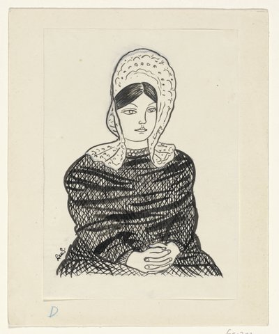 女扮男装 作者 Leo Gestel（艺术家签名）