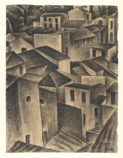 意大利村庄的风景 作者 Leo Gestel