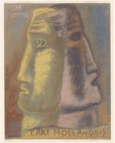 封面设计：Paul Fierens，《当代荷兰艺术》，1933 年 作者 里奥格斯特尔