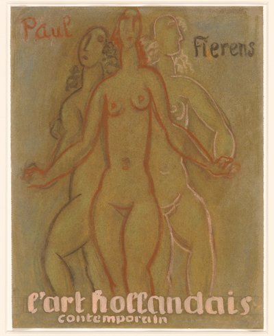 封面设计：Paul Fierens，《当代荷兰艺术》，1933 年 作者 里奥格斯特尔