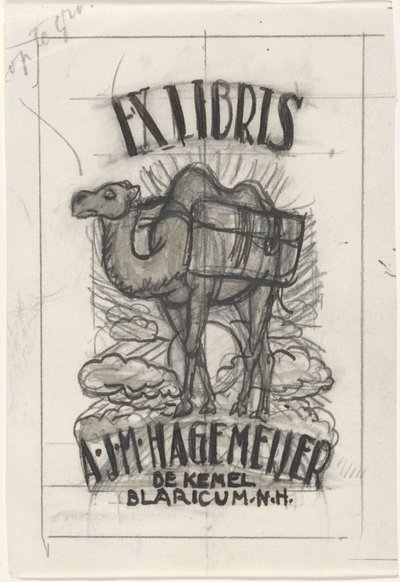 Antonius Johannes Maria Hagemeijer 设计的藏书票 作者 里奥格斯特尔