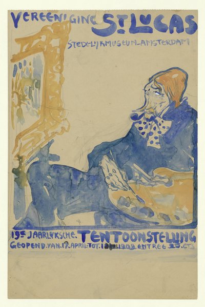 为阿姆斯特丹 Stedelijk 博物馆第 19 届 Vereening St. 作者 里奥格斯特尔