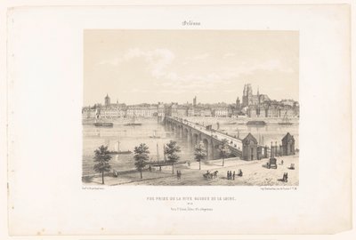 从卢瓦尔河左岸看奥尔良 奥尔良。 Vue 奖 de la rive gauche de la Loire（物体上的标题） 当代法国（系列名称） La France de nos jours（物体上的系列标题） 作者 莱昂·奥古斯特·阿塞琳娜