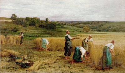收获，1874年 作者 Leon Augustin Lhermitte