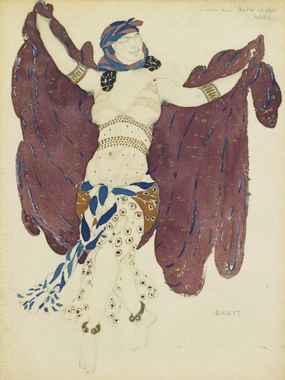 A. Arensky的芭蕾舞剧《埃及艳后》的服装设计 作者 莱昂·巴克斯特
