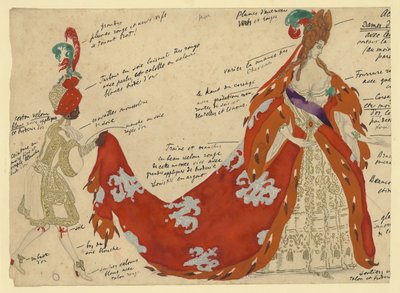 P. Tchaikovsky的芭蕾舞剧《睡美人》的服装设计 作者 莱昂·巴克斯特