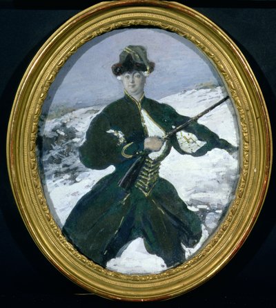 伊丽莎白女皇（1709-61）狩猎，1902年 作者 莱昂·巴克斯特