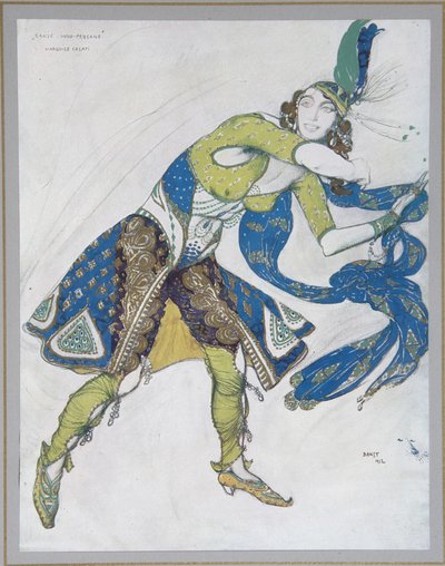 卡萨帝侯爵夫人印度舞（1912） 作者 莱昂·巴克斯特