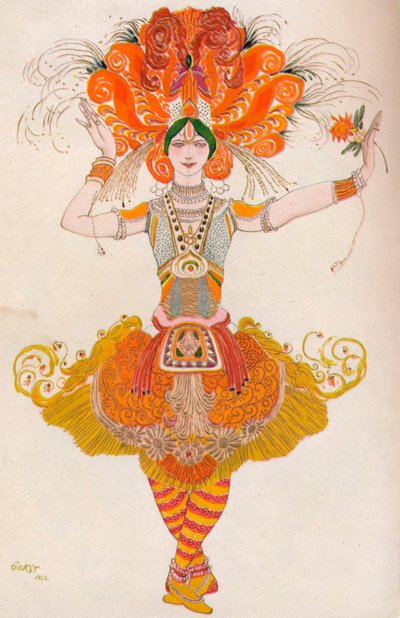 洛伊夫·德·福（Loiseau De Feu），1922年，1923年 作者 莱昂·巴克斯特
