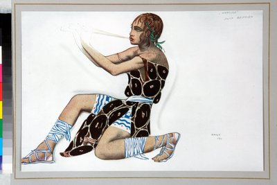 "Narcisse" 服装由 Leon Bakst（1866-1924 年）为 Nicolas Tcherepnine（1873-1945 年）的芭蕾舞剧 "Narcisse "设计 作者 莱昂·巴克斯特
