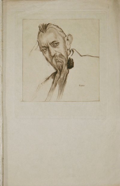 塞巴斯蒂安-沃伊罗尔的肖像，1870-1930年，1913年。 作者 莱昂·巴克斯特