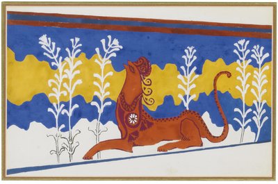 大约在1923年，为费城芭蕾舞团进行舞台设计 作者 莱昂·巴克斯特