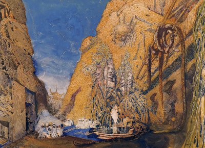 Reynaldo Hahn（1845-1947）1911年为&39;Dieu Bleu&39;设置舞台 作者 莱昂·巴克斯特