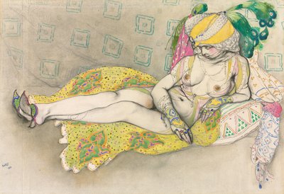 黄色苏丹娜，1916年 作者 莱昂·巴克斯特