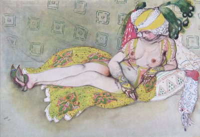 黄色苏丹妻子，1916年 作者 莱昂·巴克斯特
