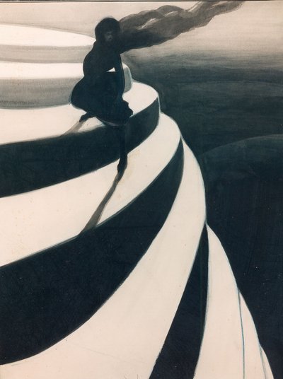 眩晕症，1908年。 作者 Leon Spilliaert