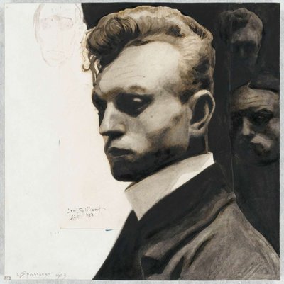 自画像》，1903年。 作者 里昂·斯皮里亚特